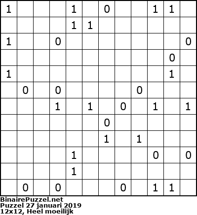 Binaire Puzzel