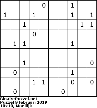 Binaire Puzzel