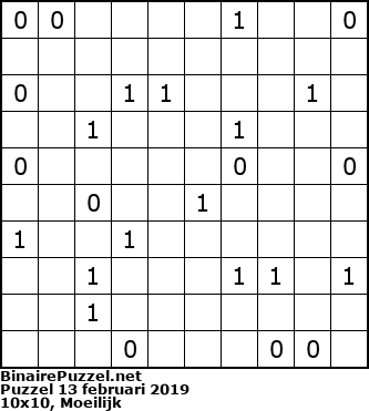 Binaire Puzzel