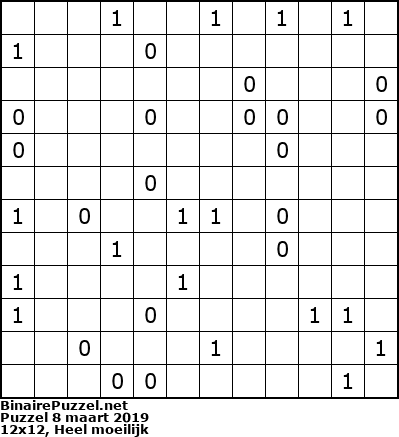 Binaire Puzzel