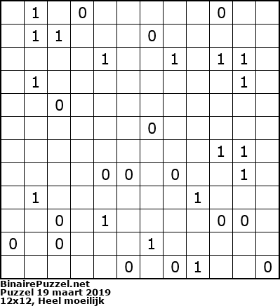 Binaire Puzzel