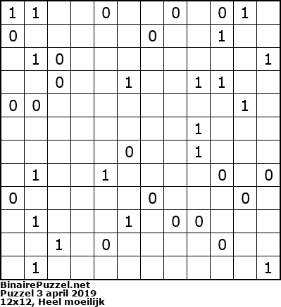 Binaire Puzzel