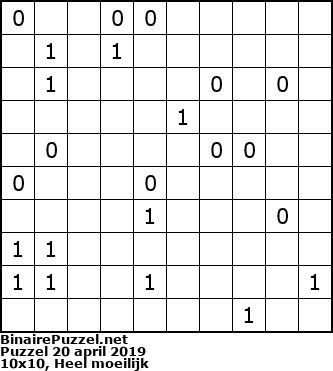 Binaire Puzzel