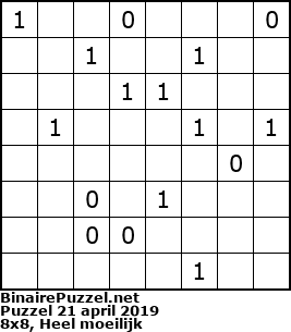 Binaire Puzzel