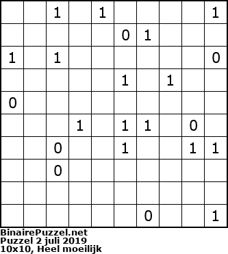Binaire Puzzel