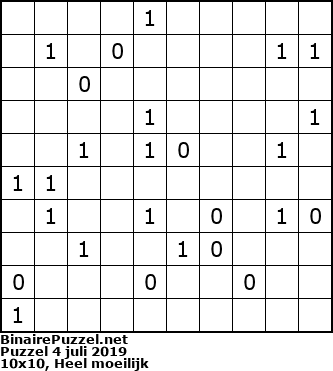 Binaire Puzzel
