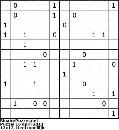 Binaire Puzzel