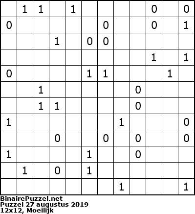 Binaire Puzzel