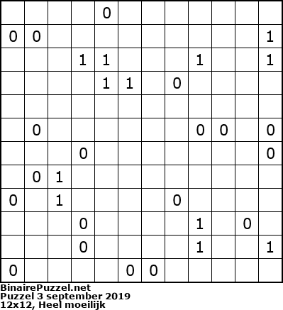 Binaire Puzzel
