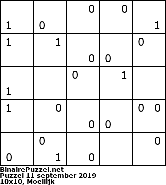 Binaire Puzzel