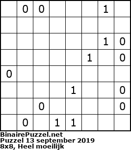 Binaire Puzzel