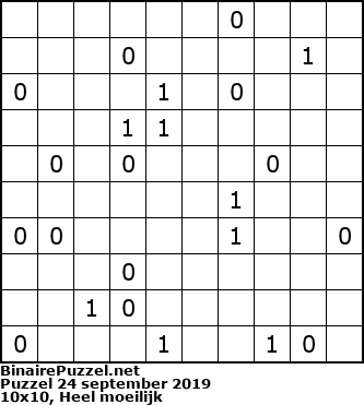Binaire Puzzel