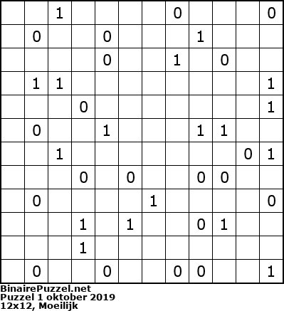 Binaire Puzzel