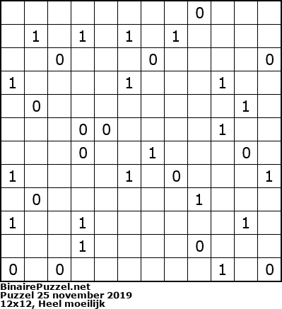 Binaire Puzzel