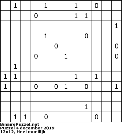 Binaire Puzzel