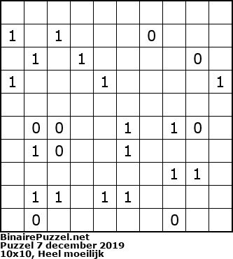 Binaire Puzzel