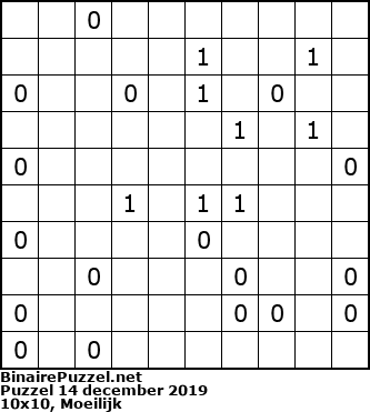 Binaire Puzzel