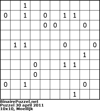 Binaire Puzzel