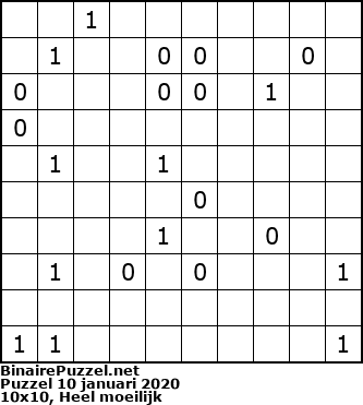 Binaire Puzzel