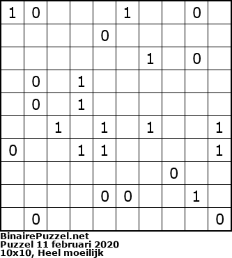 Binaire Puzzel