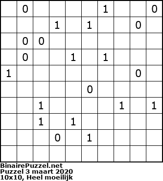 Binaire Puzzel