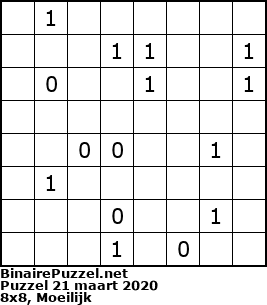 Binaire Puzzel
