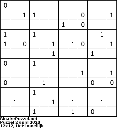 Binaire Puzzel