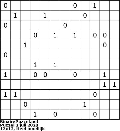 Binaire Puzzel