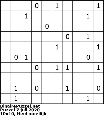 Binaire Puzzel