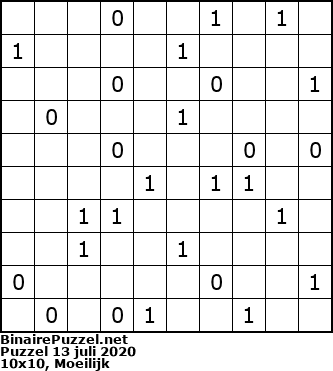 Binaire Puzzel