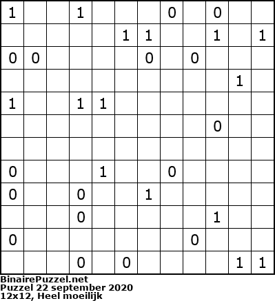 Binaire Puzzel