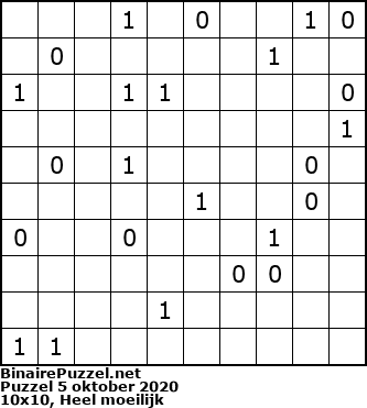 Binaire Puzzel
