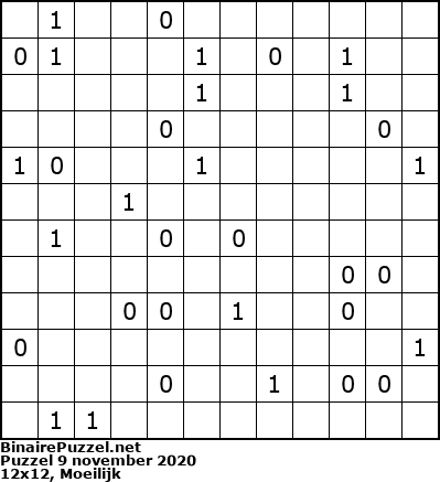 Binaire Puzzel