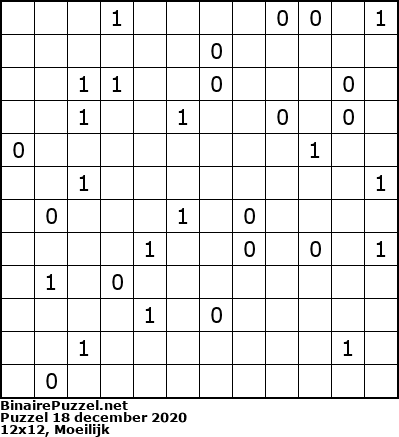 Binaire Puzzel