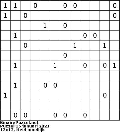Binaire Puzzel