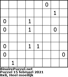 Binaire Puzzel