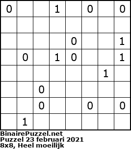 Binaire Puzzel