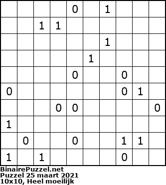 Binaire Puzzel
