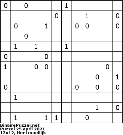 Binaire Puzzel