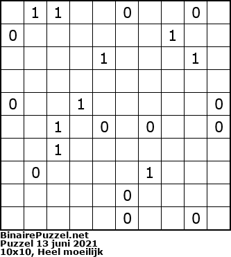 Binaire Puzzel