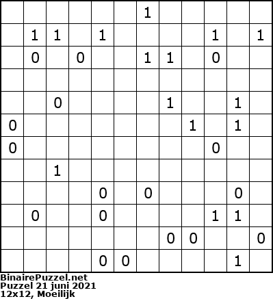 Binaire Puzzel