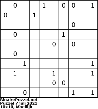 Binaire Puzzel