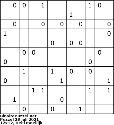 Binaire Puzzel