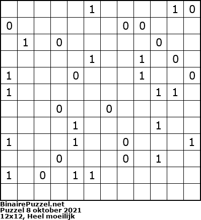 Binaire Puzzel
