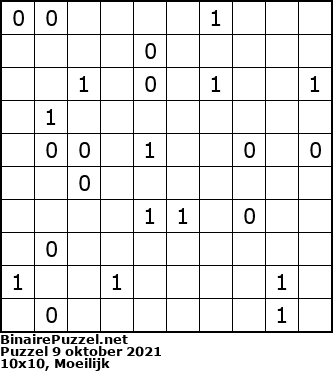 Binaire Puzzel