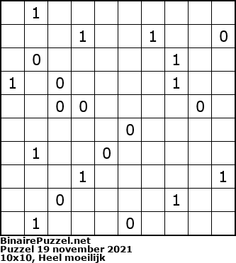 Binaire Puzzel