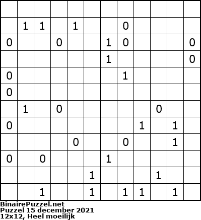 Binaire Puzzel