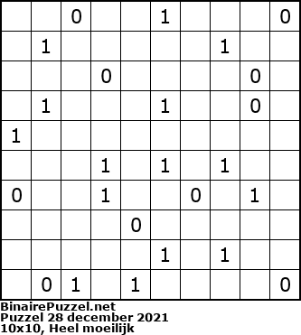 Binaire Puzzel