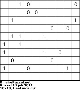 Binaire Puzzel