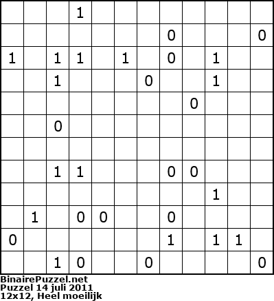 Binaire Puzzel